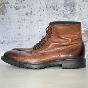 TO BOOT NEW YORK Lace Up Boots - Brown